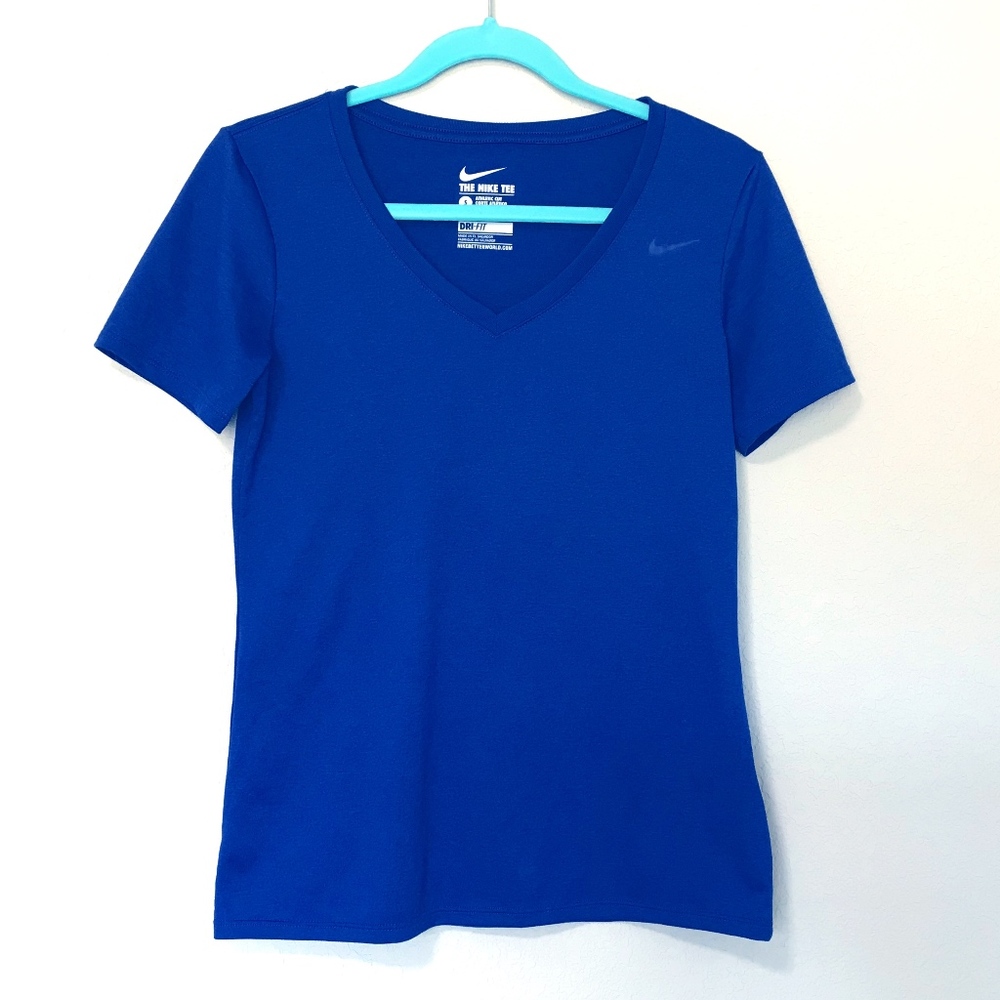 Nike Tee Shirt Women’s Blue Dri-Fit Size Small